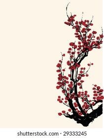 Ancient Traditional Artistic plum blossom Pattern