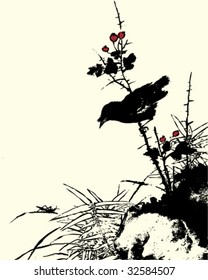 Ancient Traditional Artistic plum blossom Pattern