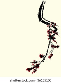 Ancient Traditional Artistic plum blossom Pattern