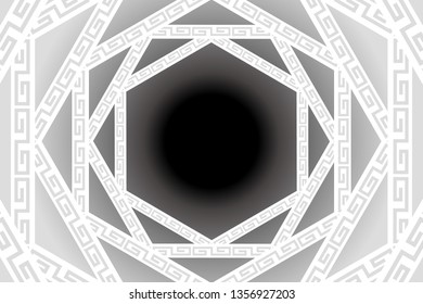 Ancient traditional pattern background material wallpaper, copy space, ancient arch surface decoration,