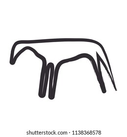 Ancient Turkic petroglyphs