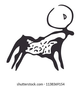 Ancient Turkic petroglyphs