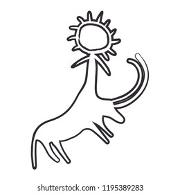 Ancient Turkic petroglyphs