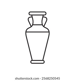 Ancient vase line icon. vector flat simple illustration for web and app..eps