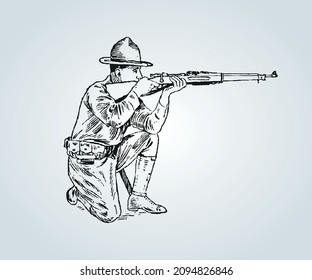 ancient war abstract character for illustration