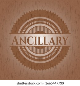 Ancillary wood signboards. Vector Illustration.