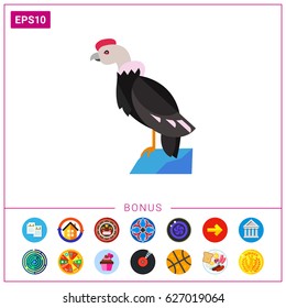Andean condor on mount icon