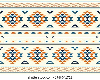 Andean style geometric pattern material