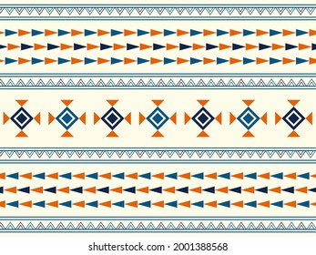 Andean style geometric pattern material