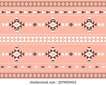 Andean style geometric pattern material