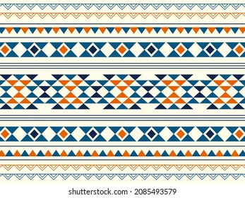 Andean style geometric pattern material