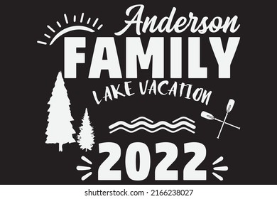 Anderson Family Lake Vacation Shirt