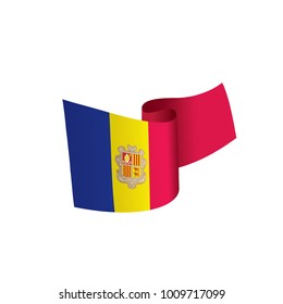 Andora flag, vector illustration
