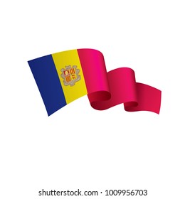 Andora flag, vector illustration