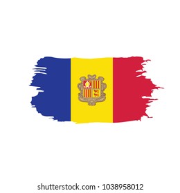 Andora flag, vector illustration