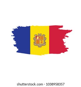 Andora flag, vector illustration