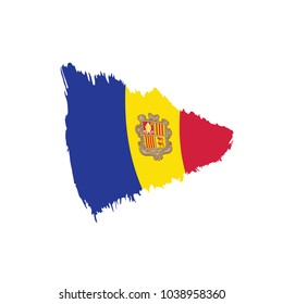 Andora flag, vector illustration