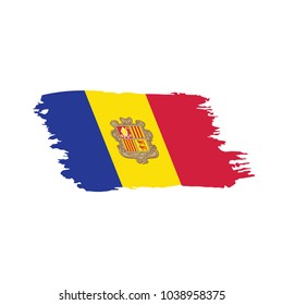 Andora flag, vector illustration