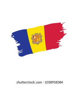 Andora flag, vector illustration