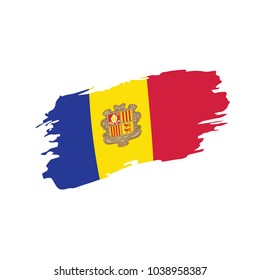 Andora flag, vector illustration