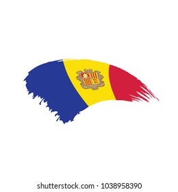 Andora flag, vector illustration