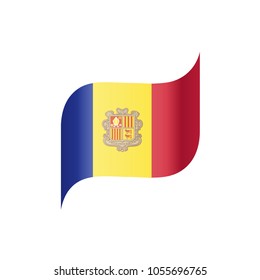 Andora flag, vector illustration