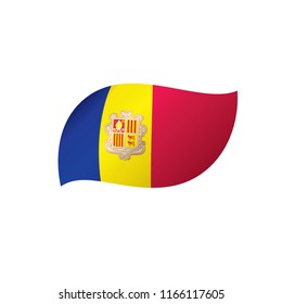 Andora flag, vector illustration