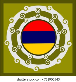 Andorra Country Flag