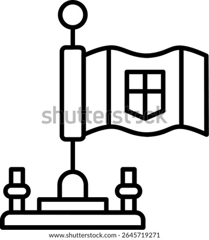 Andorra Filled Style Icon Design
