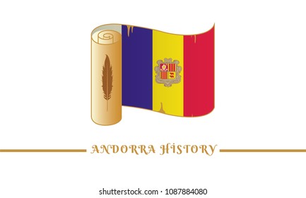 andorra flag and andorra history