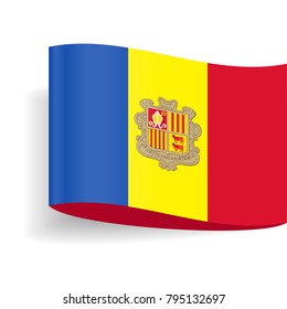 Andorra Flag Vector Icon - Illustration