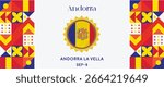 Andorra gold with geometric Pattern