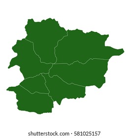 andorra green map