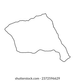 Andorra la Vella map, administrative division of the Principality of Andorra.