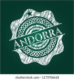 Andorra on blackboard