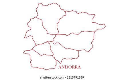 Andorra red line map 