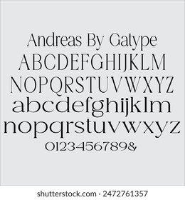 The Andreas font is perfect for branding, poster design, t-shirts, invitations, designs for kids, and editorial design. 