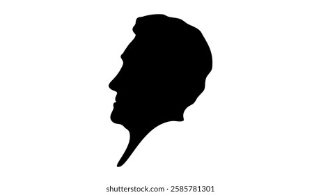 Andrew Jackson Silhouette, High Quality Vector