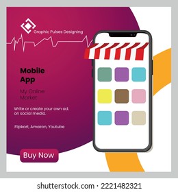 ANDROID APP EXCLUSIVE MOBILE SHOP BANNER DESIGN