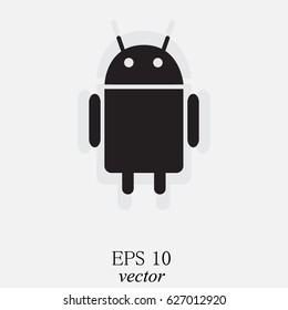Icono del emblema clásico Android