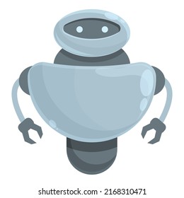 Android icon cartoon vector. Cute robot. Child space