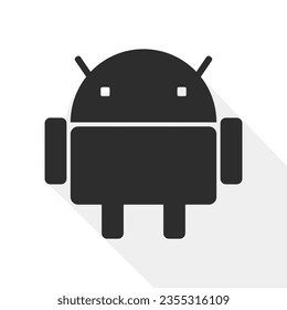 recurso gráfico de diseño de icono androide