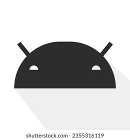 recurso gráfico de diseño de icono androide