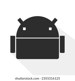 recurso gráfico de diseño de icono androide