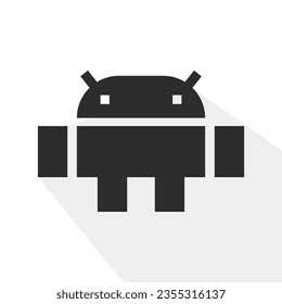 recurso gráfico de diseño de icono androide