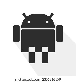 recurso gráfico de diseño de icono androide