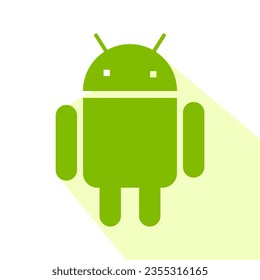 recurso gráfico de diseño de icono androide