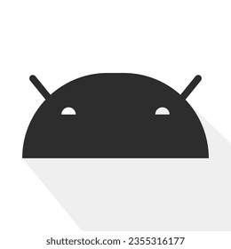 recurso gráfico de diseño de icono androide