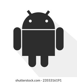 recurso gráfico de diseño de icono androide