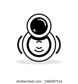 android logo design . robot logo design inspiration . little robot template